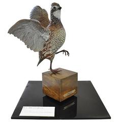 Bobwhite Quail Carved by Eldridge Arnold 1
