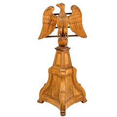 19th Century Northern European Lectern in Carved Fruitwood