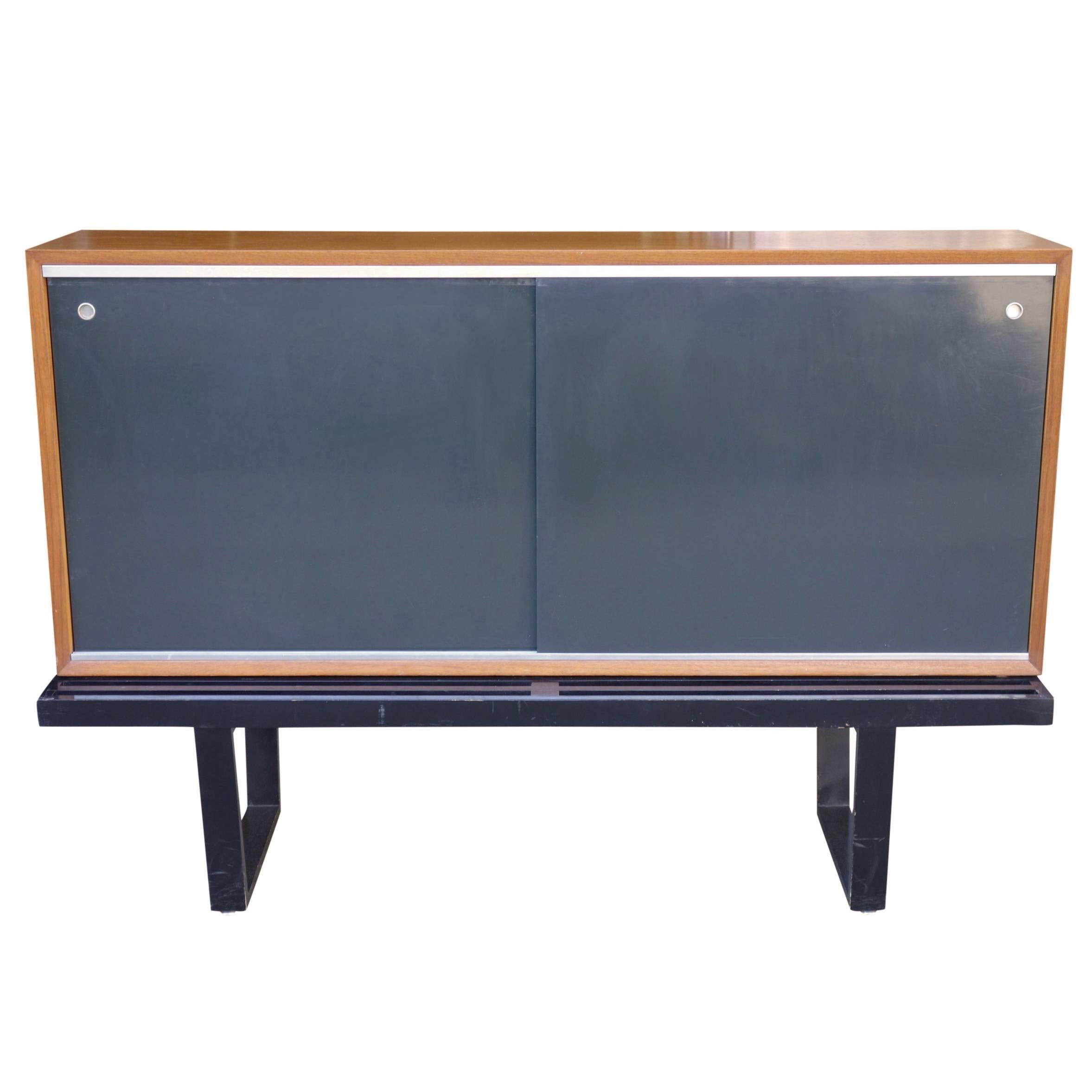 Mid-Century George Nelson for Herman Miller Cabinet or Credenza on Slat Bench