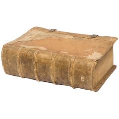 Antique 17th Century Vellum Book