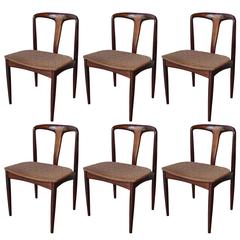 Six Johannes Andersen Rosewood Dining Chairs 9