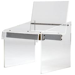Lucite Chair in the Style of Charles Hollis Jones 11