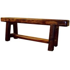 Used Late 19th Century Rhodesian Teak Benches, Pair