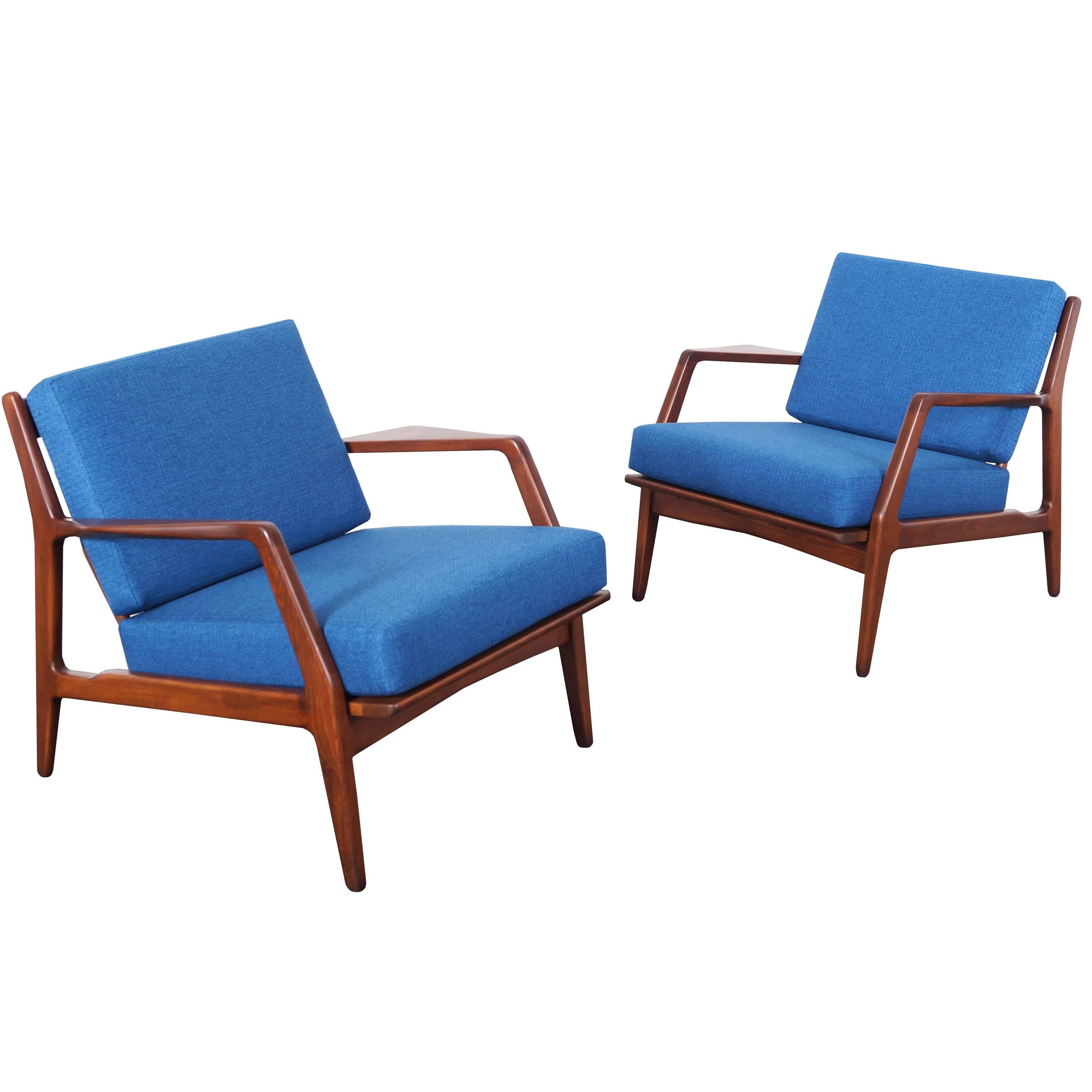 Mid-Century Lounge Chairs by Ib Kofod-Larsen