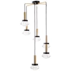 Six Hanging Torch Chandelier 4