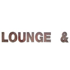 Vintage 11ft Neon Lounge and Ampersand Sign