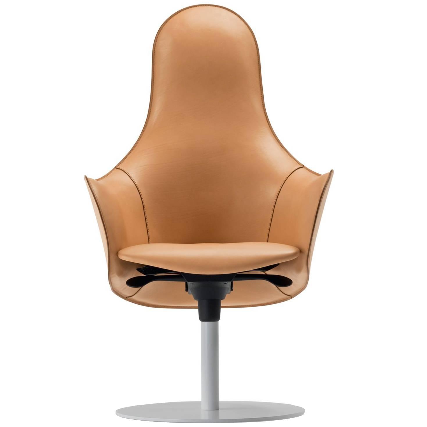 Italian Modern Office Chair Organic Design, Made in Italy, New For Sale