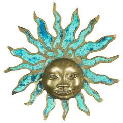 Pepe Mendoza Sun God Wall Hanging Sculpture 2