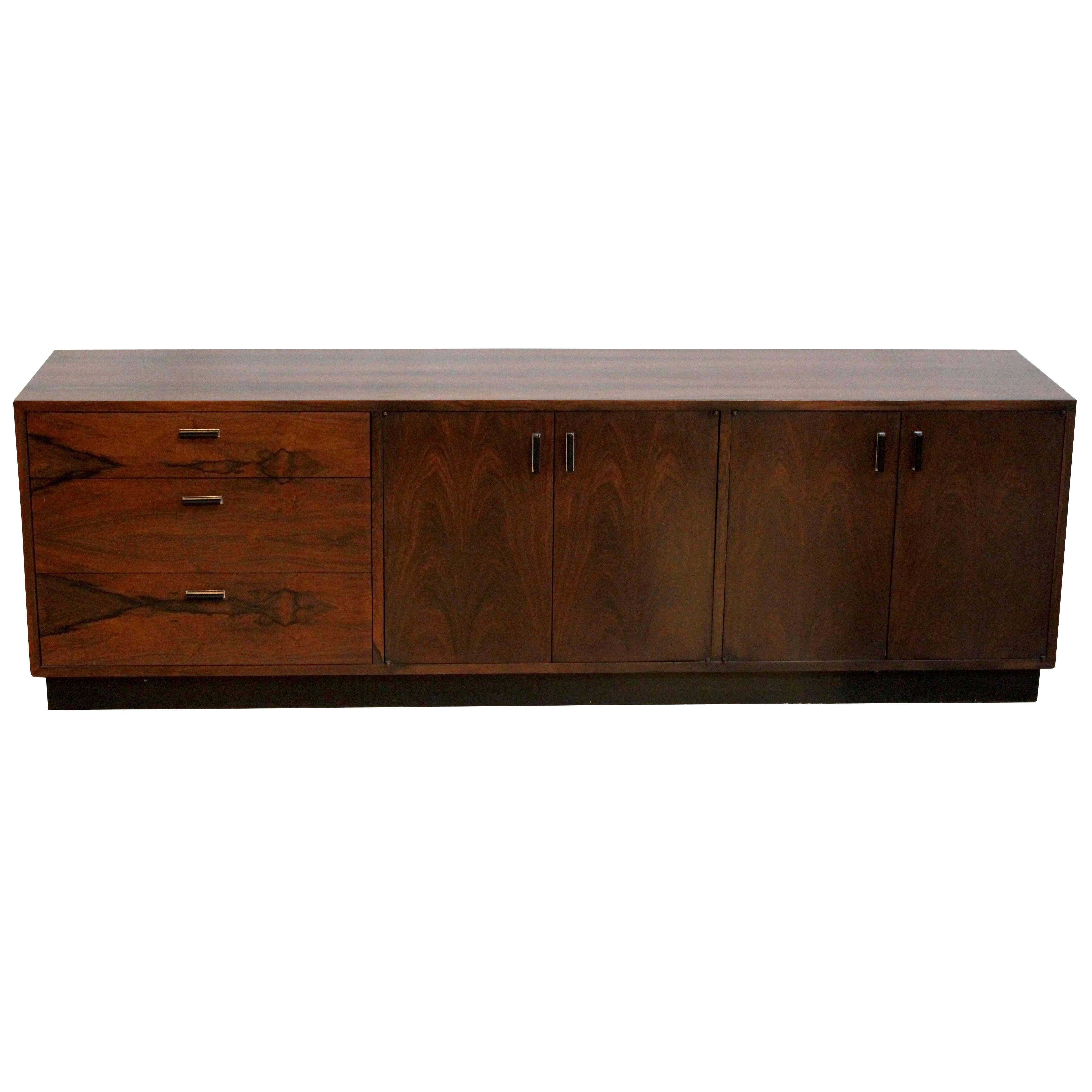 1950s Harvey Probber Rosewood Credenza