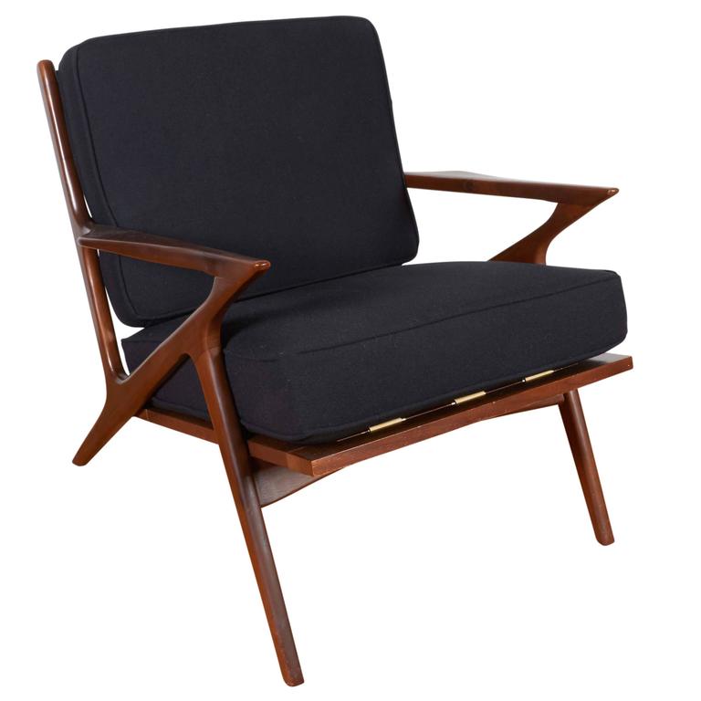 Poul Jensen Danish Modern Z Chair For Selig At 1stdibs Poul Jensen Danish Modern Z Chair For Selig