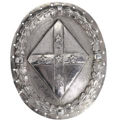 Charles II Late 17th Century Silver Livery Badge