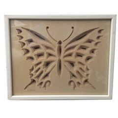 Jack Eisner Three Dimensional Paper Butterfly Sculpture, circa 1970s