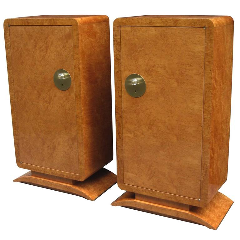 Pair of Art Deco Cabinets For Sale at 1stDibs