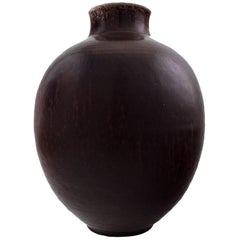 Royal Copenhagen Kresten Bloch Unique Oxblood Glaze Stoneware Vase