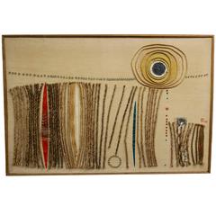 Mixed-Media Abstract Collage, 1966