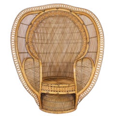 1930’s Rattan Peacock Chair