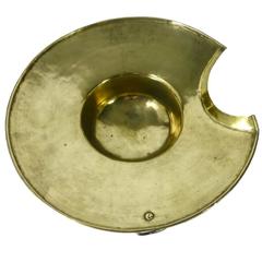 Antique Dutch Brass Barbers Basin, Hand Rolled Rivet, circa 1780