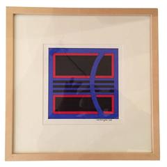 Abstract Painting by French Artist M. Engelen, Contemporary 12