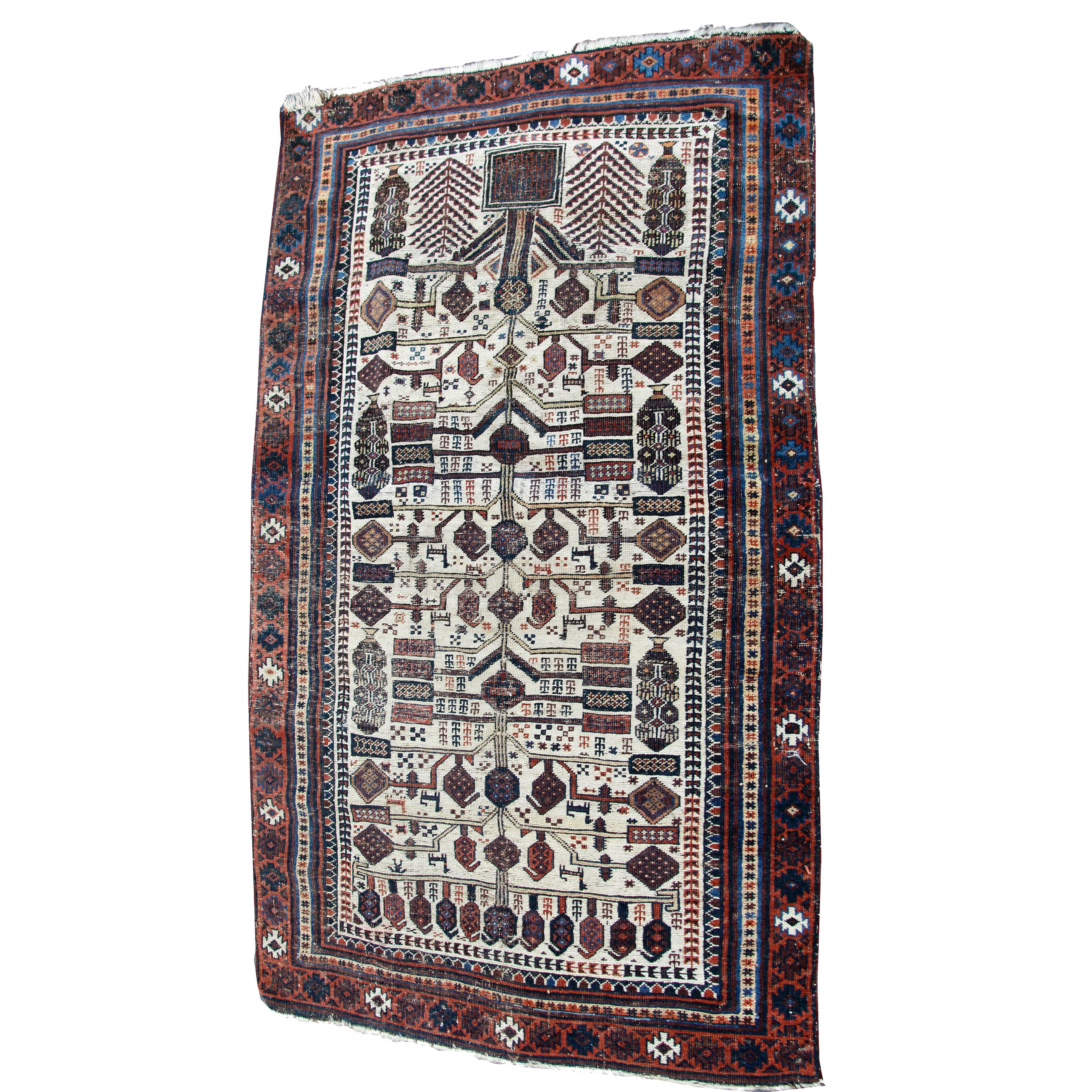 19th Century Baluch Rug For Sale