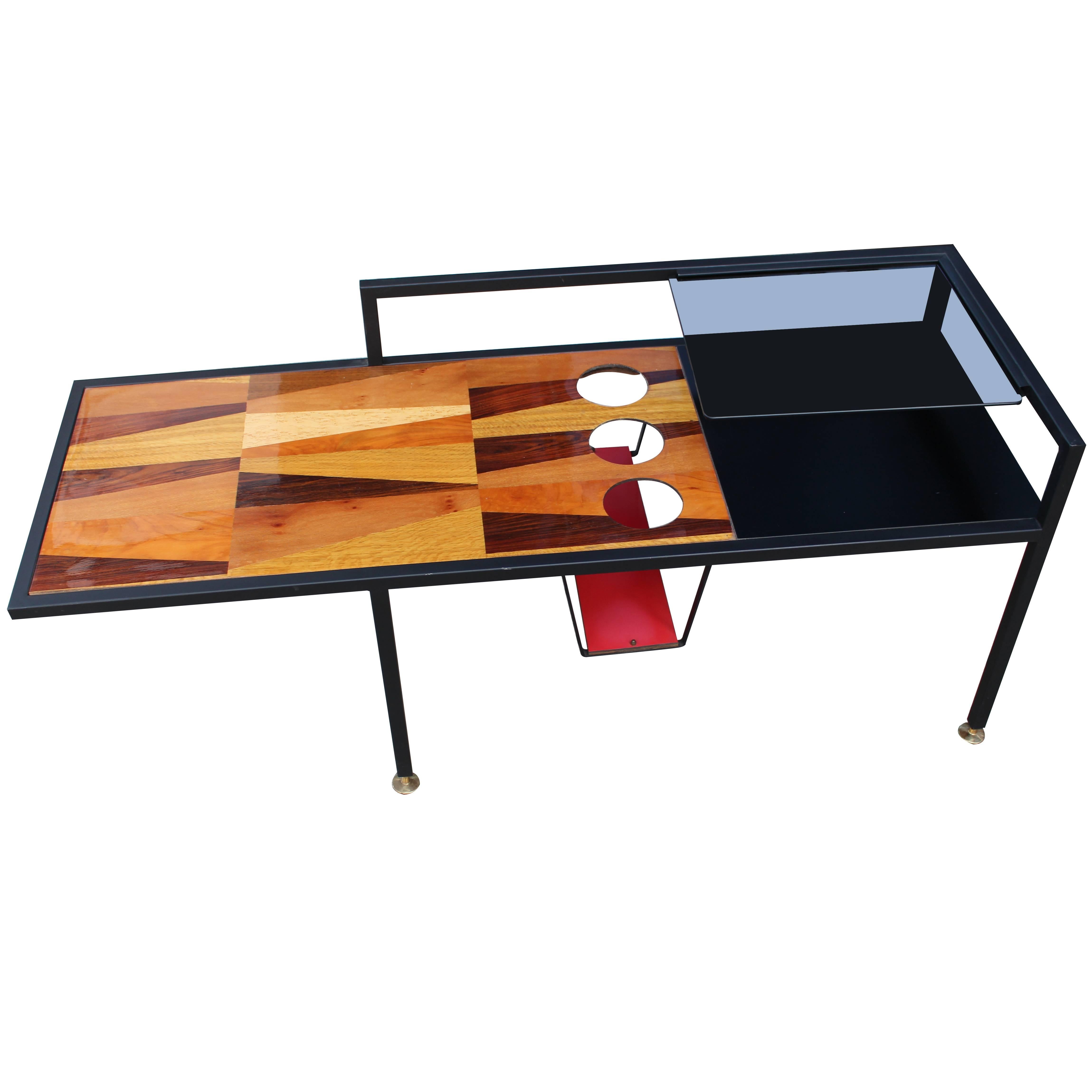 Italian 1950s Coffee Table By Gimo Fero For Sale