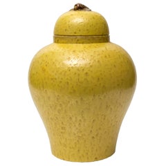 Large Scandinavian Modern Jerk Werkmaster Ceramic Jar for Nittsjo