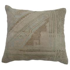 Vintage Oushak Rug Pillow