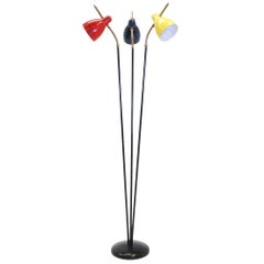 Italian Three Post/Arm Floor Lamp