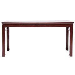 Red Lacquer Painting Table 12