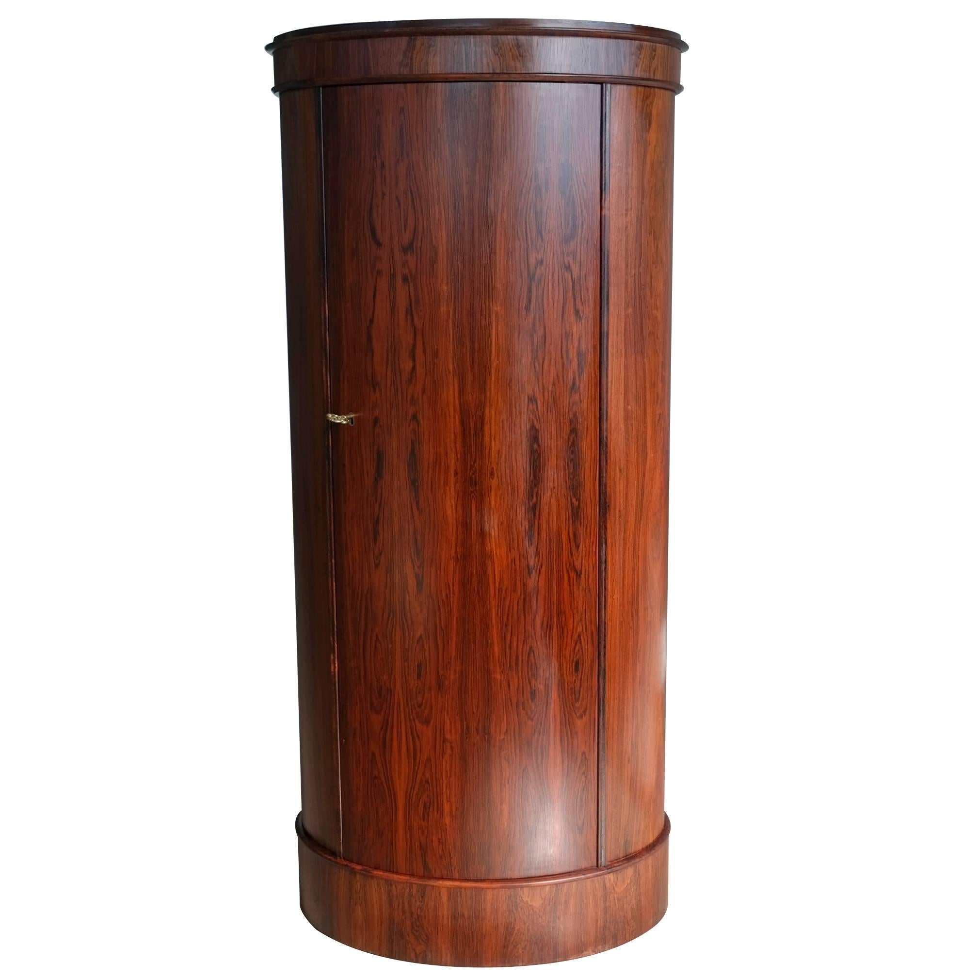 Exquisite Rosewood Pedestal Bar or Cabinet by Johannes Sorth for Nexoe Teak