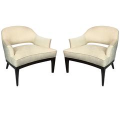 Chic Pair of Lounge Chairs by Harvey Probber 10