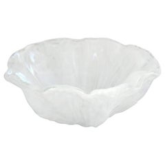 Retro Postmodern Murano Glass Organic Form Bowl