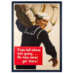 World War II U.S. Navy Propaganda Poster