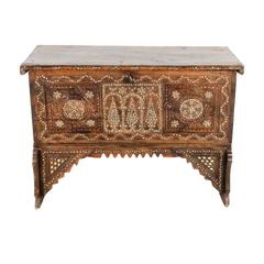 Inlaid Middle Eastern Trunk