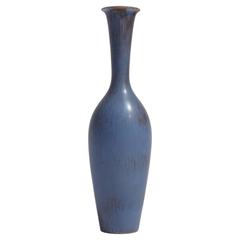 Midcentury Blue Gunnar Nylund Ceramic Vase for Rorstrand