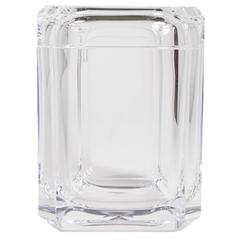 Vintage Lucite Ice Bucket with Swivel Top