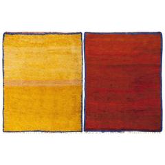 Vibrant Vintage Moroccan Double-Sided Rug 10