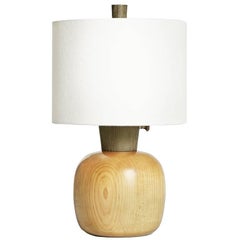 Blond Maple and Dyed Ash Bedside Lamp, Marty II
