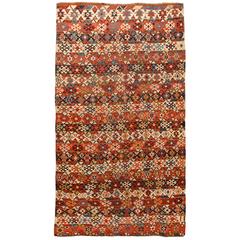 Antique Mid-19th Century Caucasian Kilim