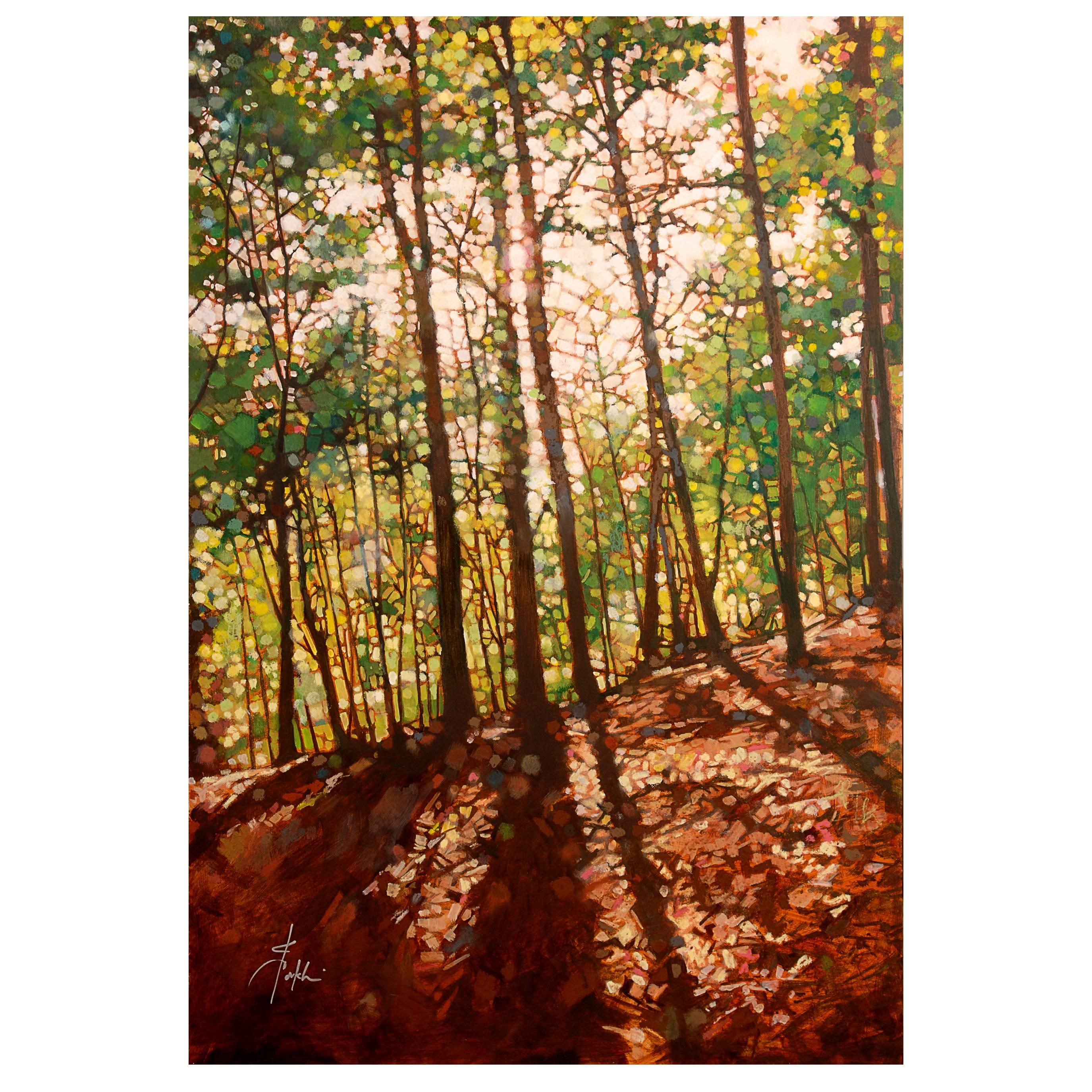 Original Landscape Artist Print by Kevin Conklin "Into the Light"