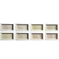 Suite of Eight White on White Embossed Engravings by Josef Albers 2