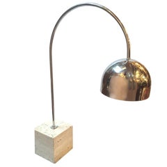 Single Chrome Desk Lamp