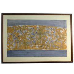 Mid-Century Abstract Painting by Robert Gilbert 9