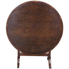 Antique French Wine Tasting Table