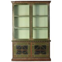 Mid-19th Century Painted Cabinet 1