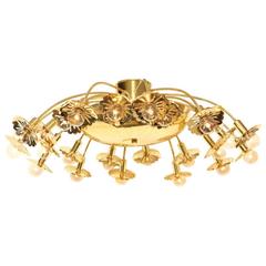 A Mid-Century Modern Twenty Four Light Ceiling Fixture by Paavo Tynell 2