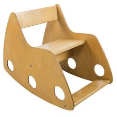 Plywood Child's Rocker by Albrecht Lange & Hans Mitzlaff