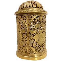 Renaissance Revival Gilt Bronze Open Work Box 19th century