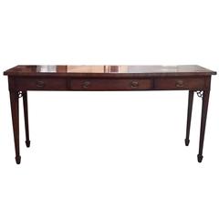 18th-19th Century English Regency Mahogany Serving Table 11