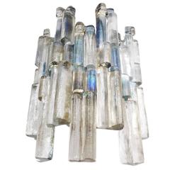 Murano Coloured Ice Glass Sconce by J.T. Kalmar, Austria 5