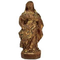 Early 18th-Century Devotional Sculpture of the Virgin